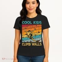Cool Climb Walls Extreme Sport Rock Climbing Bouldering Women's T-Shirt thumb 4