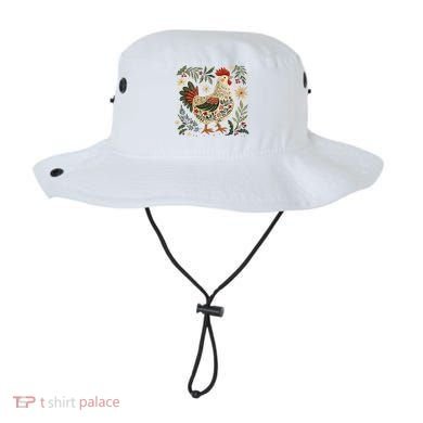 Christmas Chicken Western Floral Bucket Hat