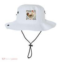 Christmas Chicken Western Floral Bucket Hat thumb 0