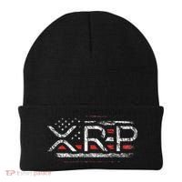 Crypto Currency Xrp Cryptocurrency American Flag Xrp Beanie thumb 0