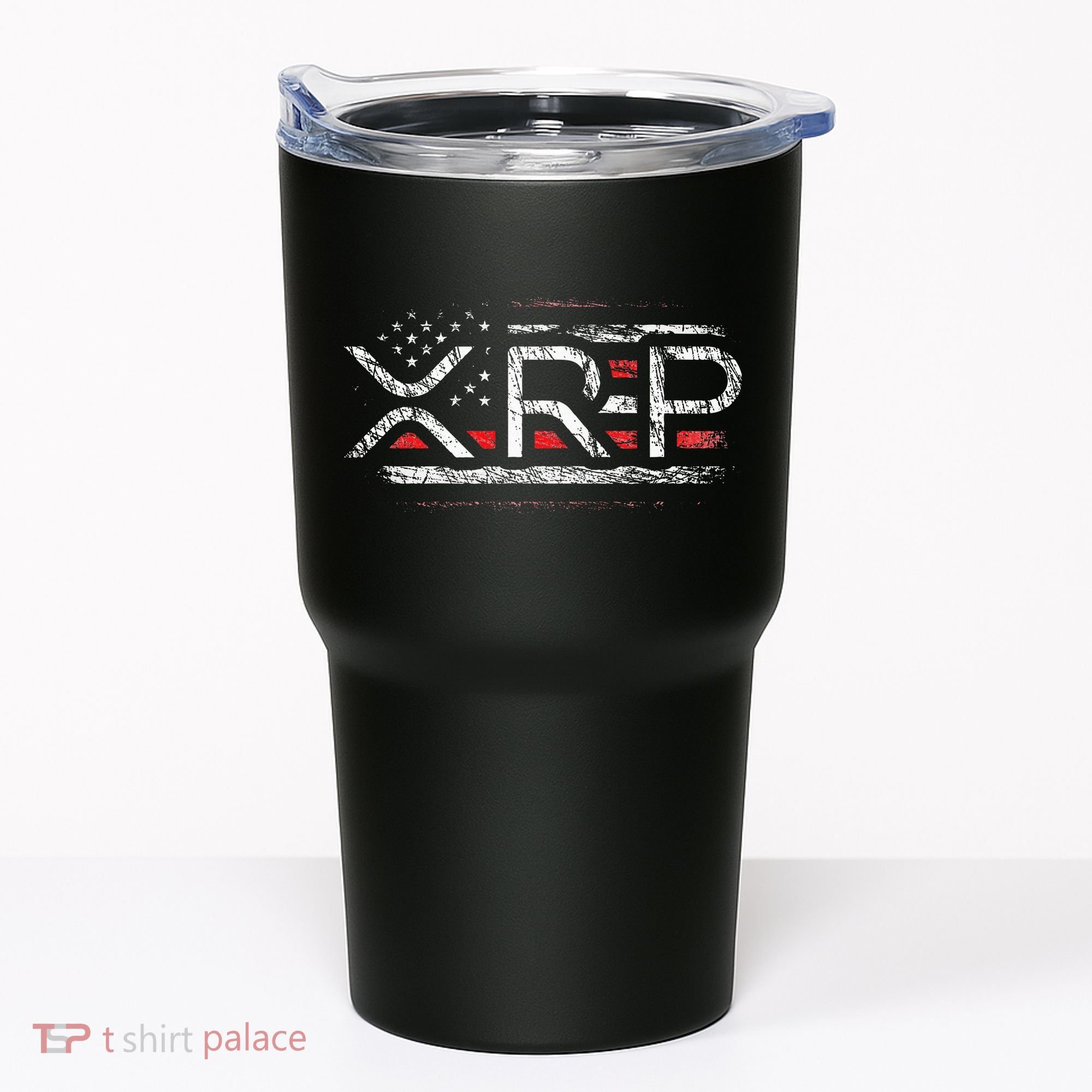 Crypto Currency Xrp Cryptocurrency American Flag Xrp Tumbler