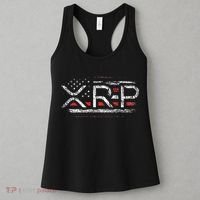 Crypto Currency Xrp Cryptocurrency American Flag Xrp Women's Tank Top thumb 3