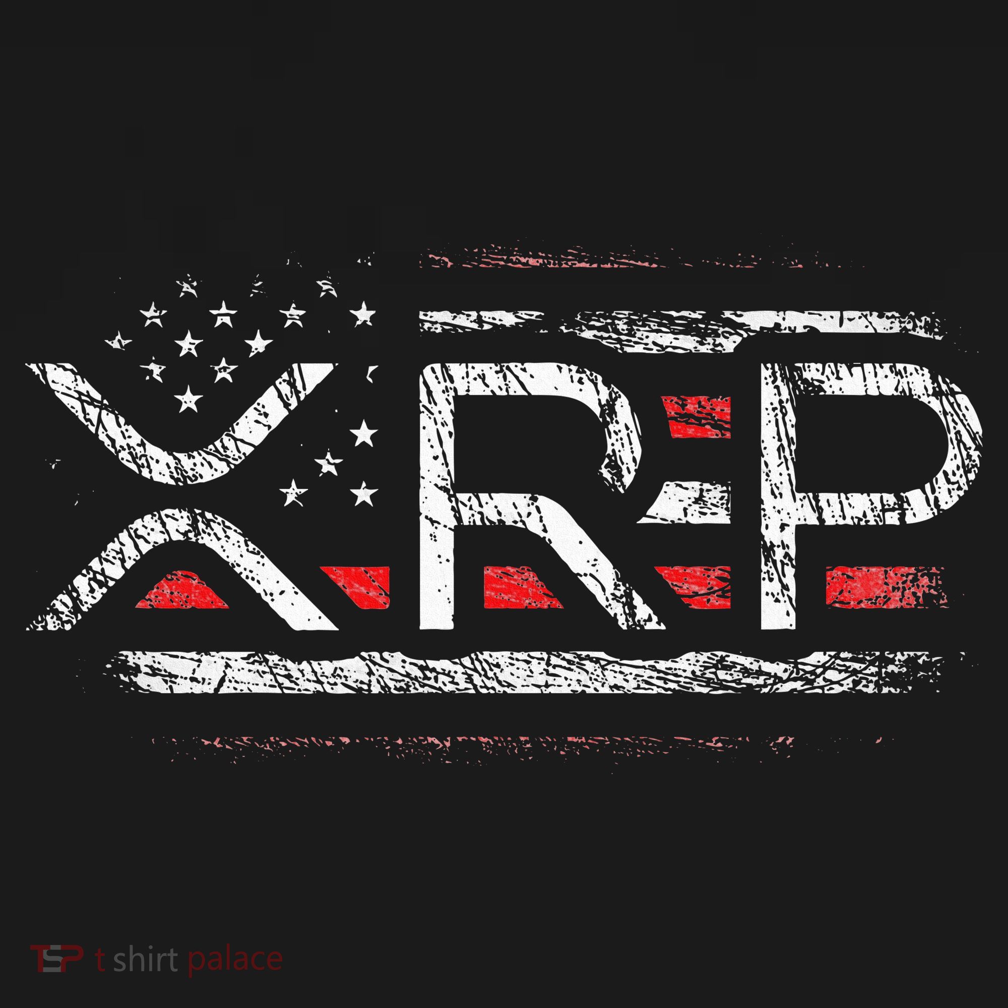 Crypto Currency Xrp Cryptocurrency American Flag Xrp Women's Tank Top
