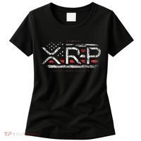 Crypto Currency Xrp Cryptocurrency American Flag Xrp Women's T-Shirt thumb 0