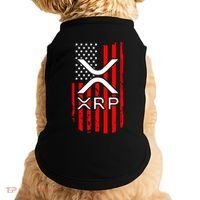 Crypto Currency Xrp Ripple Internet Money American Flag Doggie Tank thumb 0
