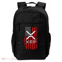 Crypto Currency Xrp Ripple Internet Money American Flag Backpack thumb 0