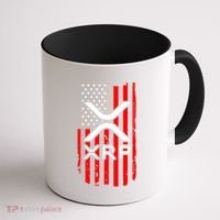 Crypto Currency Xrp Ripple Internet Money American Flag Coffee Mug thumb 1