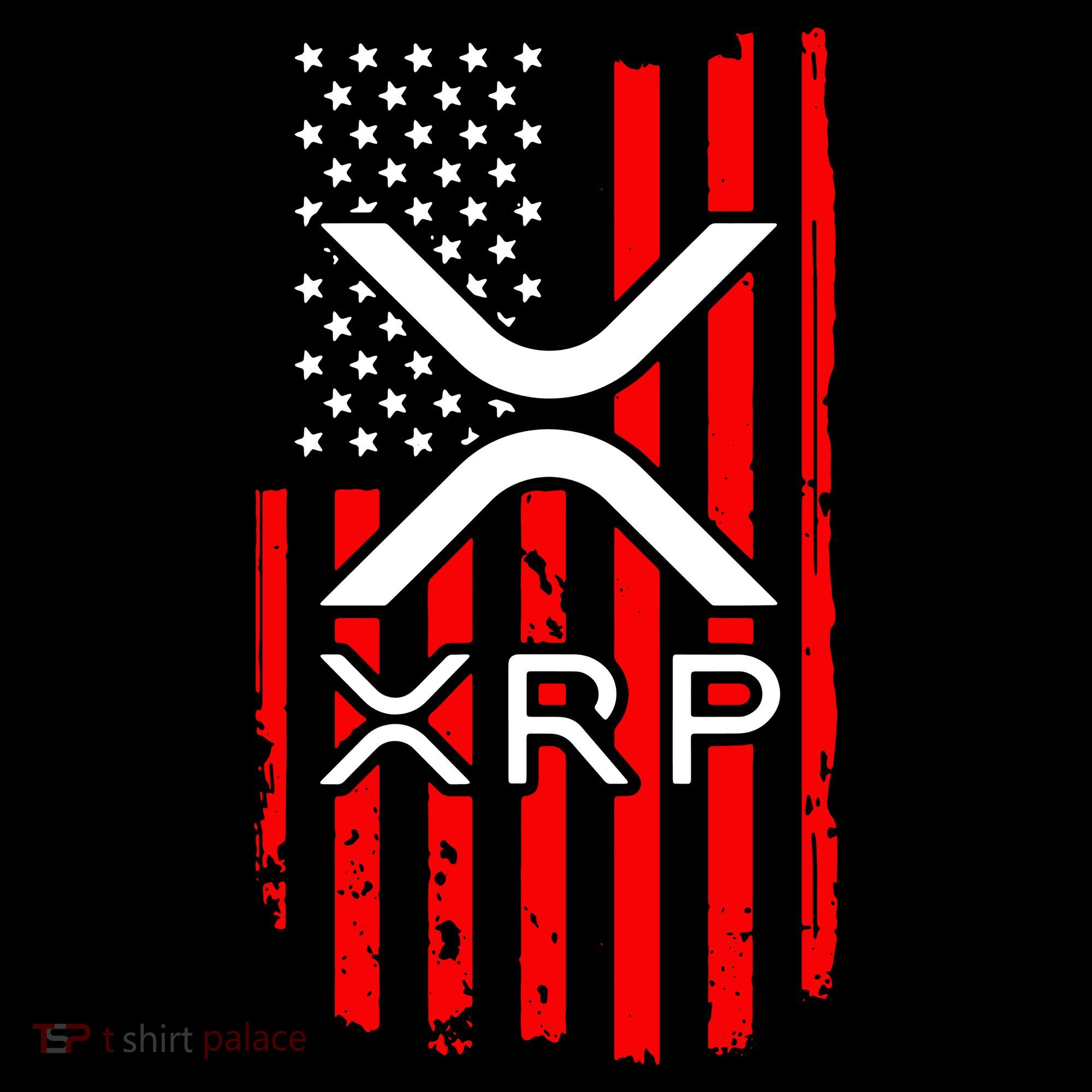 Crypto Currency Xrp Ripple Internet Money American Flag Coffee Mug