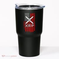 Crypto Currency Xrp Ripple Internet Money American Flag Tumbler thumb 0