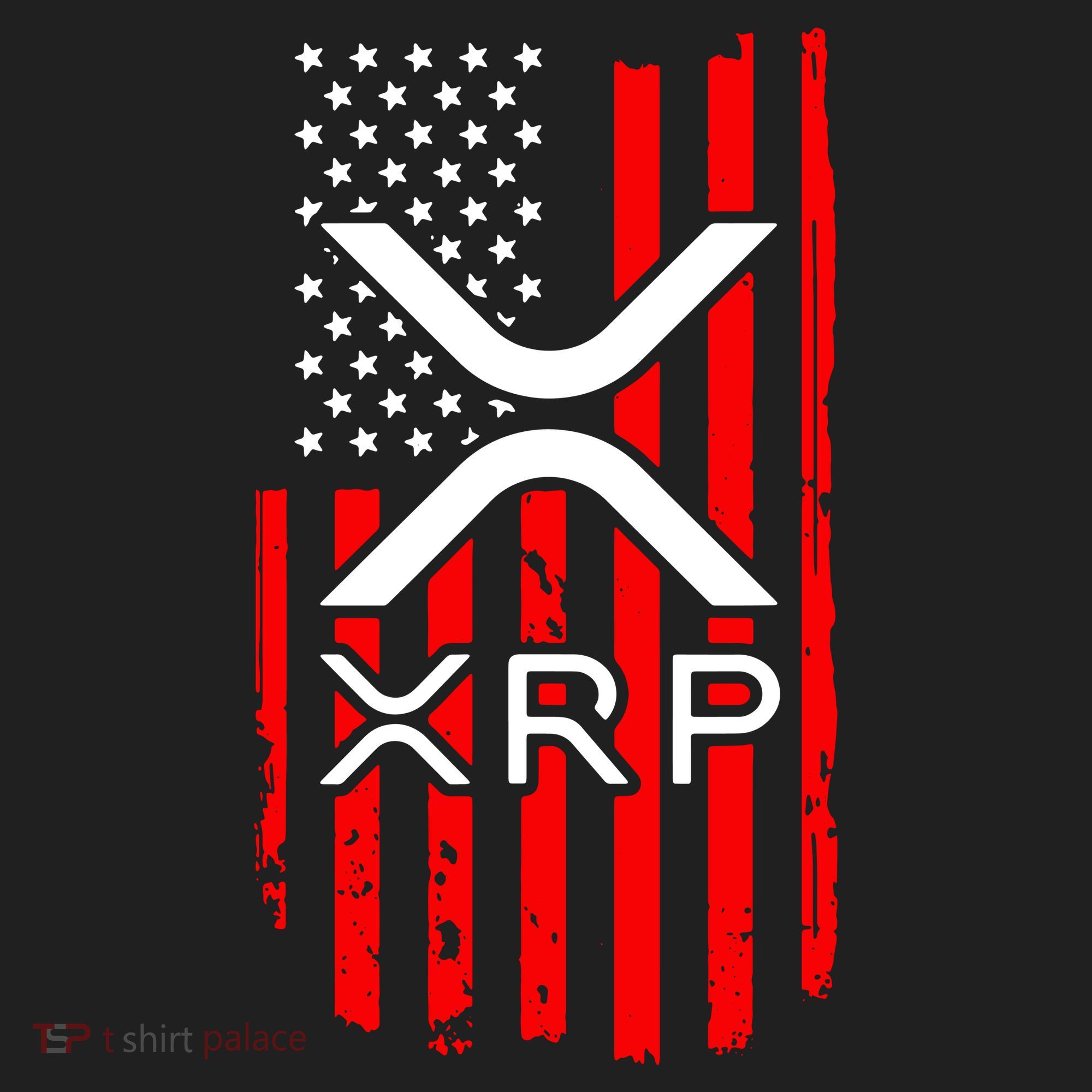 Crypto Currency Xrp Ripple Internet Money American Flag Tumbler