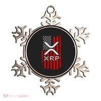 Crypto Currency Xrp Ripple Internet Money American Flag Ornament thumb 0