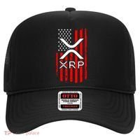Crypto Currency Xrp Ripple Internet Money American Flag Hat thumb 0