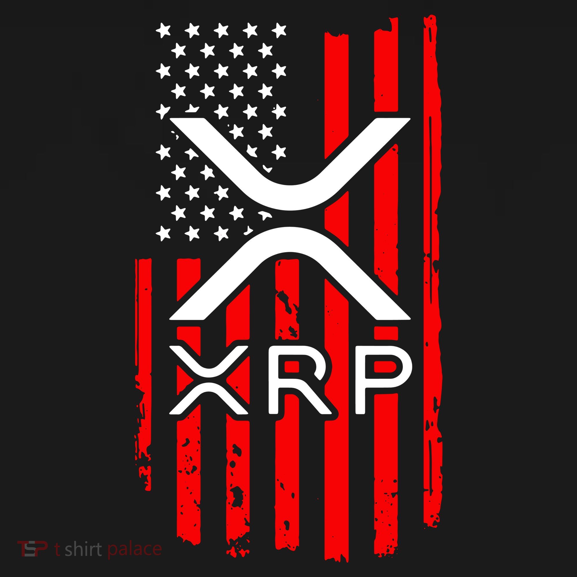 Crypto Currency Xrp Ripple Internet Money American Flag Toddler Hoodie