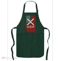 Crypto Currency Xrp Ripple Internet Money American Flag Apron thumb 0