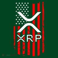 Crypto Currency Xrp Ripple Internet Money American Flag T-Shirt thumb 7