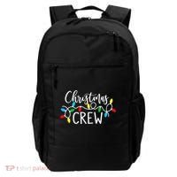 Christmas Crew Xmas Lights Pajama Happy Holiday Backpack thumb 0