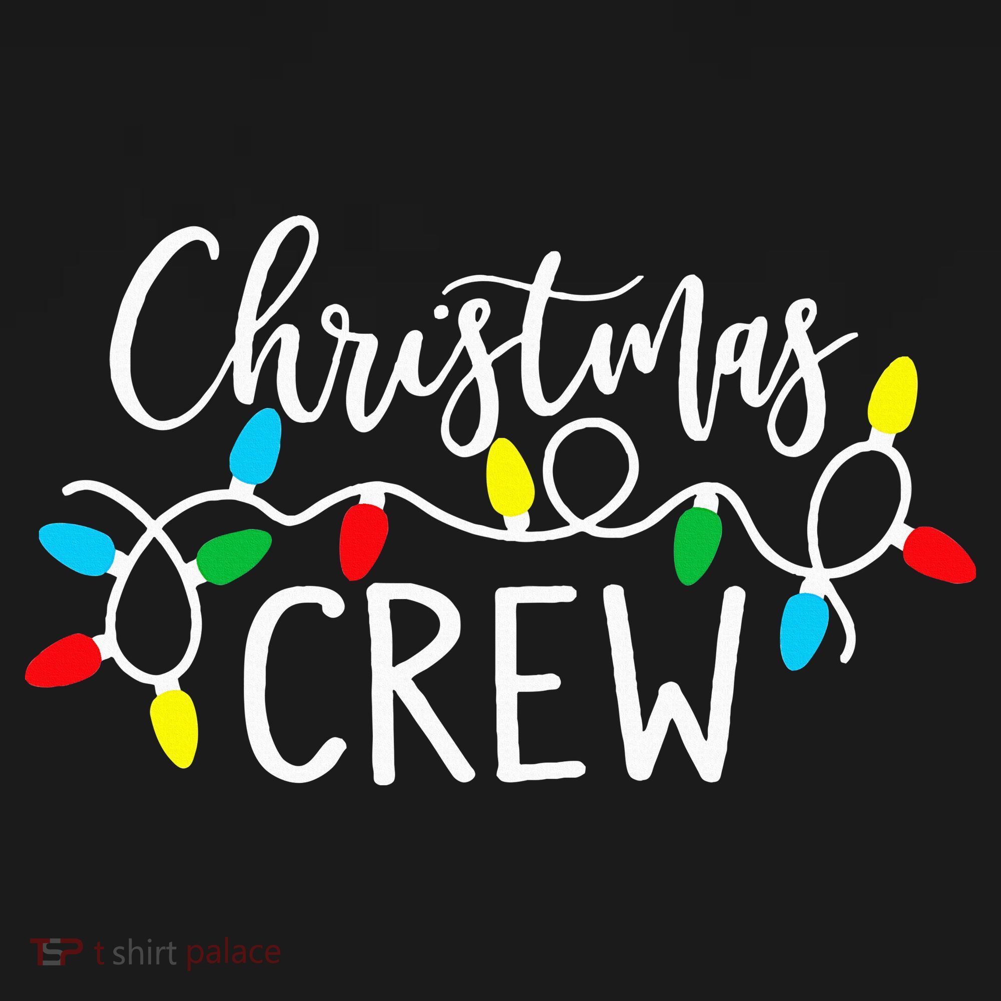 Christmas Crew Xmas Lights Pajama Happy Holiday Women's Hoodie