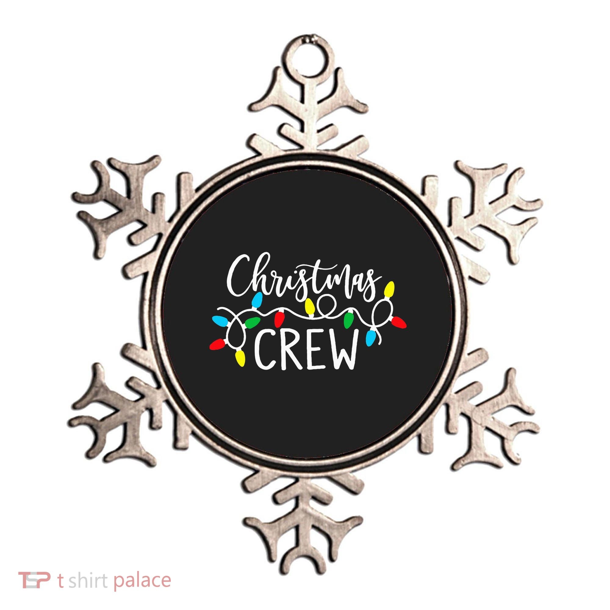 Christmas Crew Xmas Lights Pajama Happy Holiday Ornament