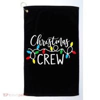 Christmas Crew Xmas Lights Pajama Happy Holiday Golf Towel thumb 0