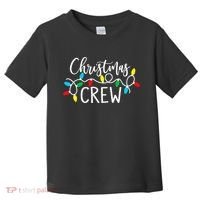 Christmas Crew Xmas Lights Pajama Happy Holiday Toddler T-Shirt thumb 0