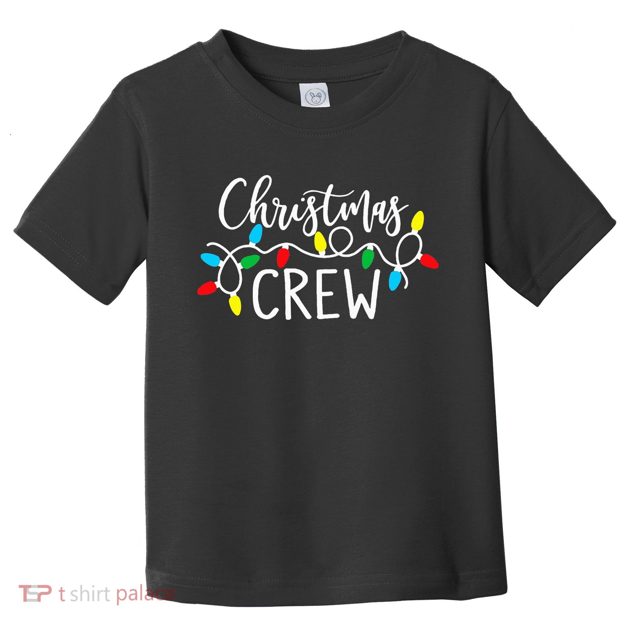 Christmas Crew Xmas Lights Pajama Happy Holiday Toddler T-Shirt