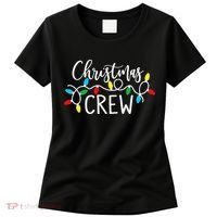 Christmas Crew Xmas Lights Pajama Happy Holiday Women's T-Shirt thumb 0