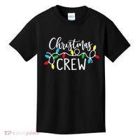 Christmas Crew Xmas Lights Pajama Happy Holiday Kids T-Shirt thumb 0