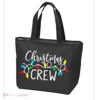 Christmas Crew Xmas Lights Pajama Happy Holiday Tote Bag thumb 3