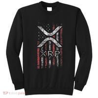 Crypto Currency Xrp Cryptocurrency American Flag Xrp Sweatshirt thumb 0