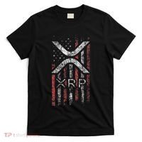 Crypto Currency Xrp Cryptocurrency American Flag Xrp T-Shirt thumb 0