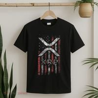 Crypto Currency Xrp Cryptocurrency American Flag Xrp T-Shirt thumb 2