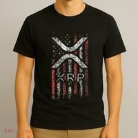 Crypto Currency Xrp Cryptocurrency American Flag Xrp T-Shirt thumb 3