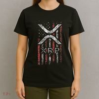Crypto Currency Xrp Cryptocurrency American Flag Xrp T-Shirt thumb 4