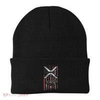 Crypto Currency Xrp Cryptocurrency American Flag Xrp Beanie thumb 0