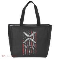 Crypto Currency Xrp Cryptocurrency American Flag Xrp Tote Bag thumb 0