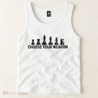 Chess Choose Your Weapon Funny Chess Player Tank Top thumb 2