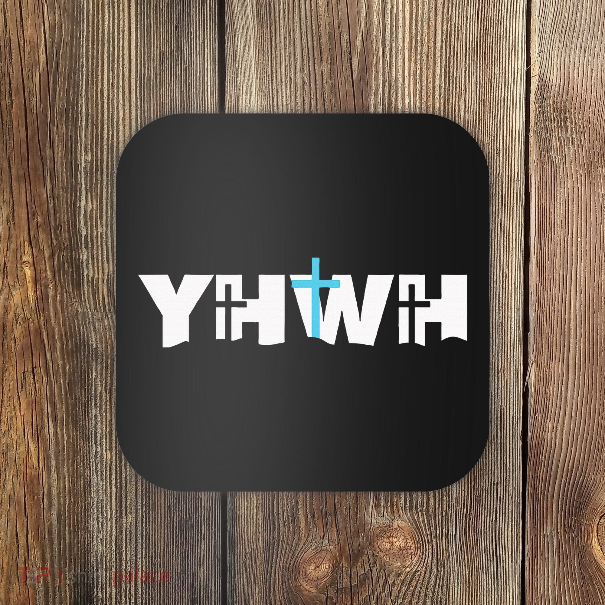 Christian Cross Yhwh Yahweh Jesus Resurrection Coaster