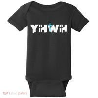 Christian Cross Yhwh Yahweh Jesus Resurrection Baby Bodysuit thumb 0