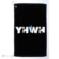 Christian Cross Yhwh Yahweh Jesus Resurrection Golf Towel thumb 0