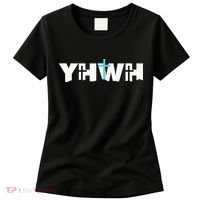 Christian Cross Yhwh Yahweh Jesus Resurrection Women's T-Shirt thumb 0