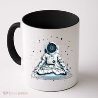 Cardano Cryptocurrency Yoga Space Astronaut Coffee Mug thumb 0