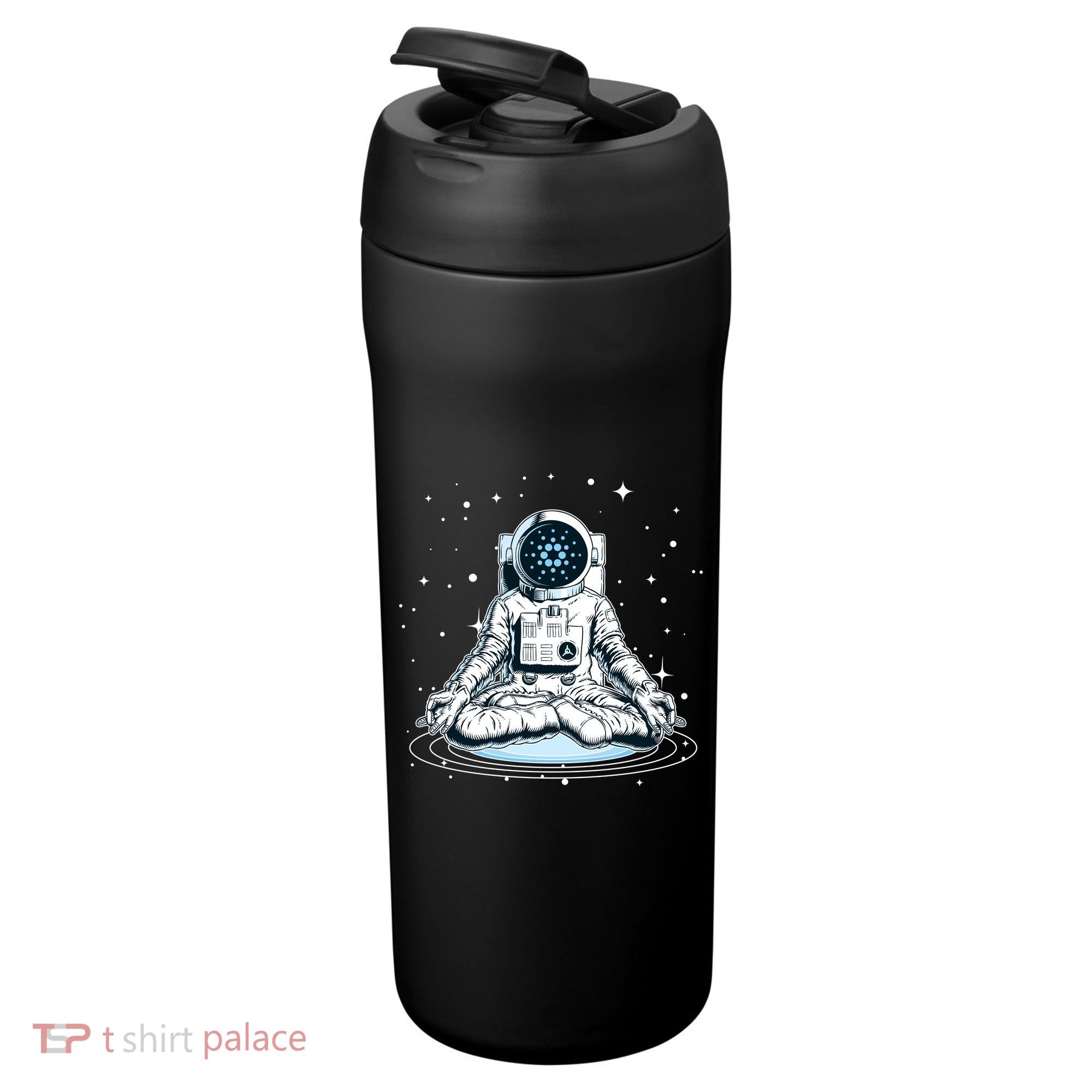 Cardano Cryptocurrency Yoga Space Astronaut 24oz Duet Stainless Steel Tumbler