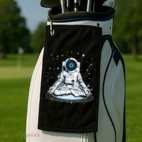 Cardano Cryptocurrency Yoga Space Astronaut Golf Towel thumb 2