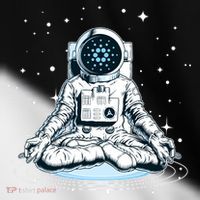 Cardano Cryptocurrency Yoga Space Astronaut Toddler Fine Jersey T-Shirt thumb 2