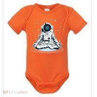 Cardano Cryptocurrency Yoga Space Astronaut Baby Bodysuit thumb 0