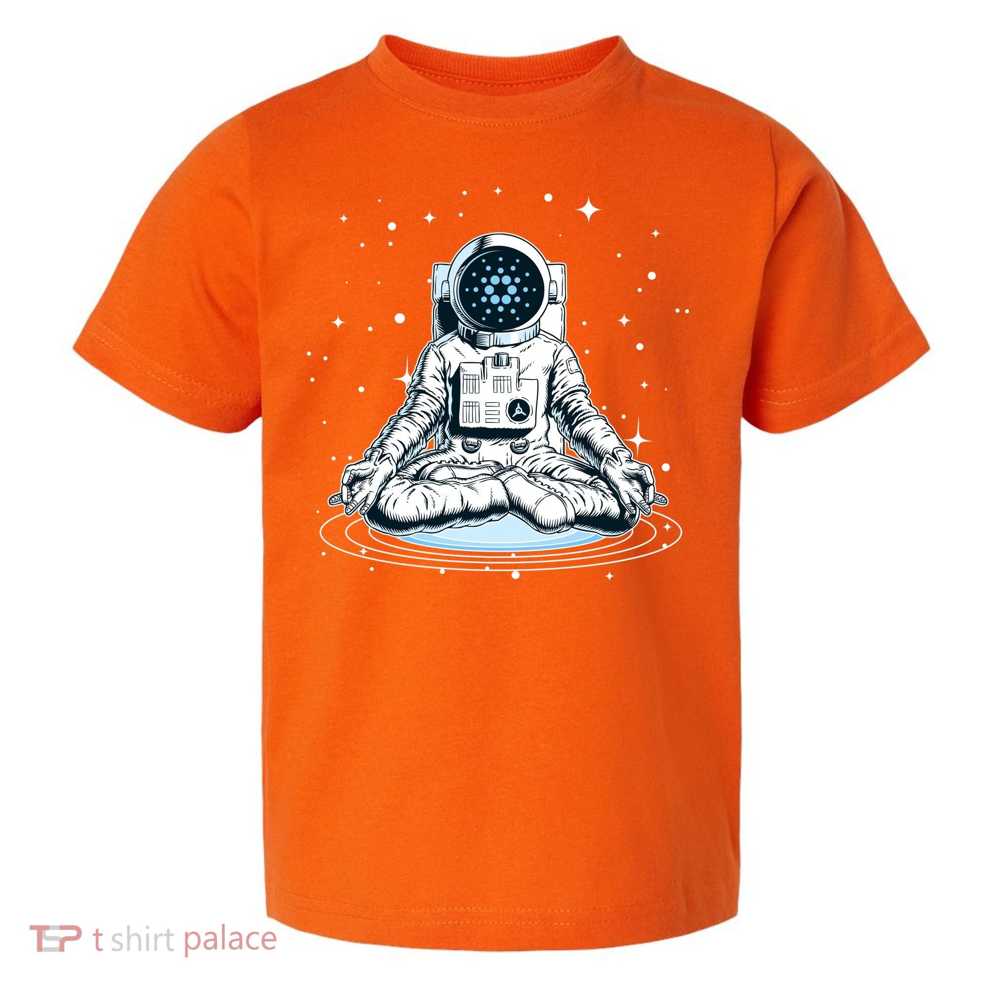 Cardano Cryptocurrency Yoga Space Astronaut Toddler T-Shirt
