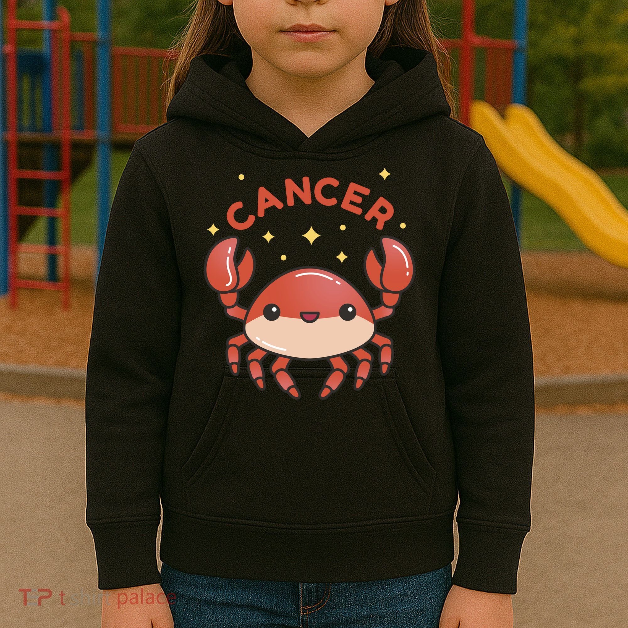 Cancer Crab Zodiac Astrology Birthday Gift Kids Hoodie
