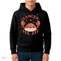 Cancer Crab Zodiac Astrology Birthday Gift Kids Hoodie thumb 4
