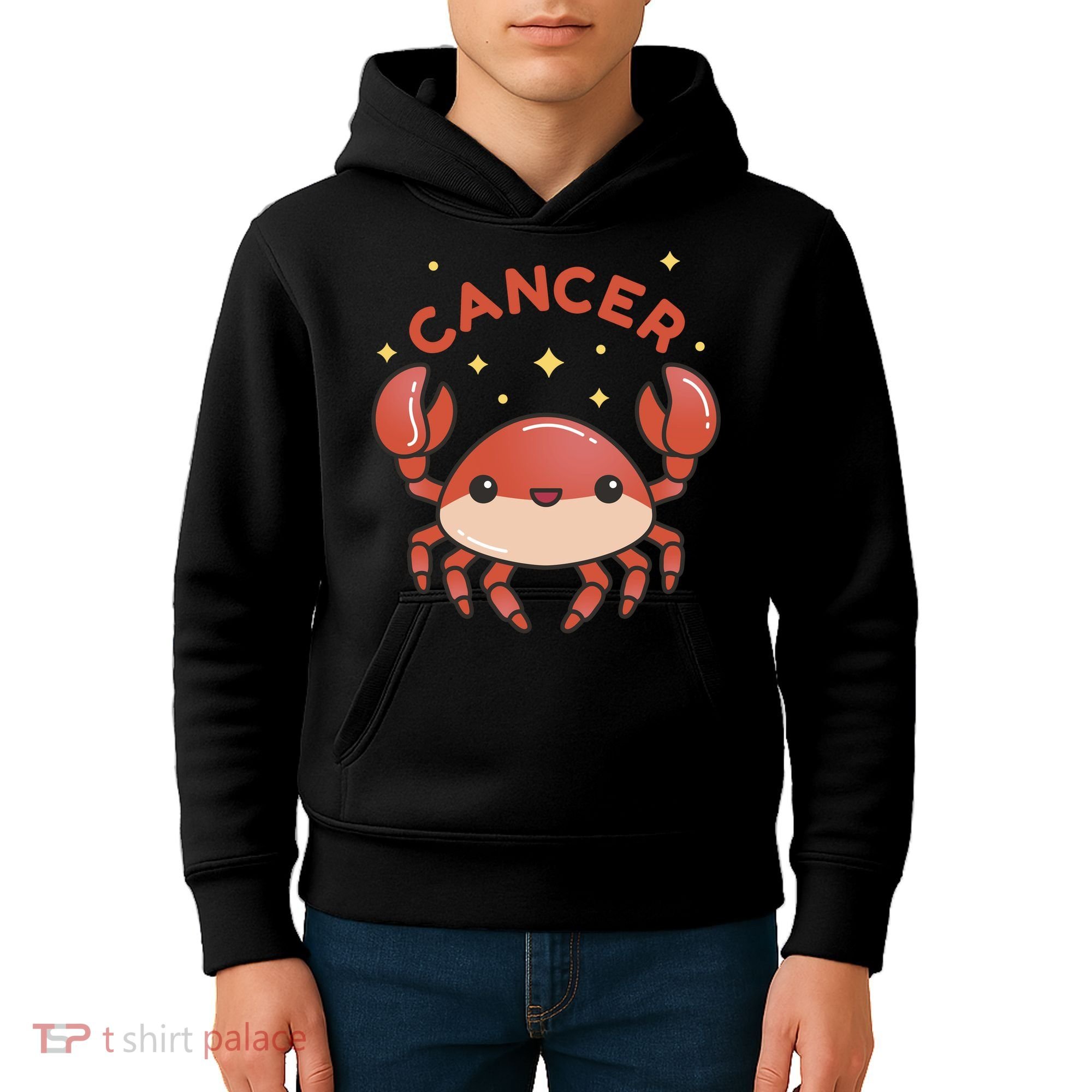 Cancer Crab Zodiac Astrology Birthday Gift Kids Hoodie