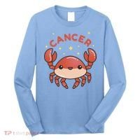 Cancer Crab Zodiac Astrology Birthday Gift Long Sleeve Shirt thumb 0